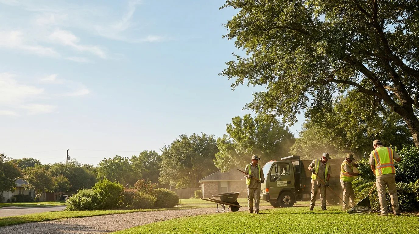 Landscaping in Shiner, TX near me
